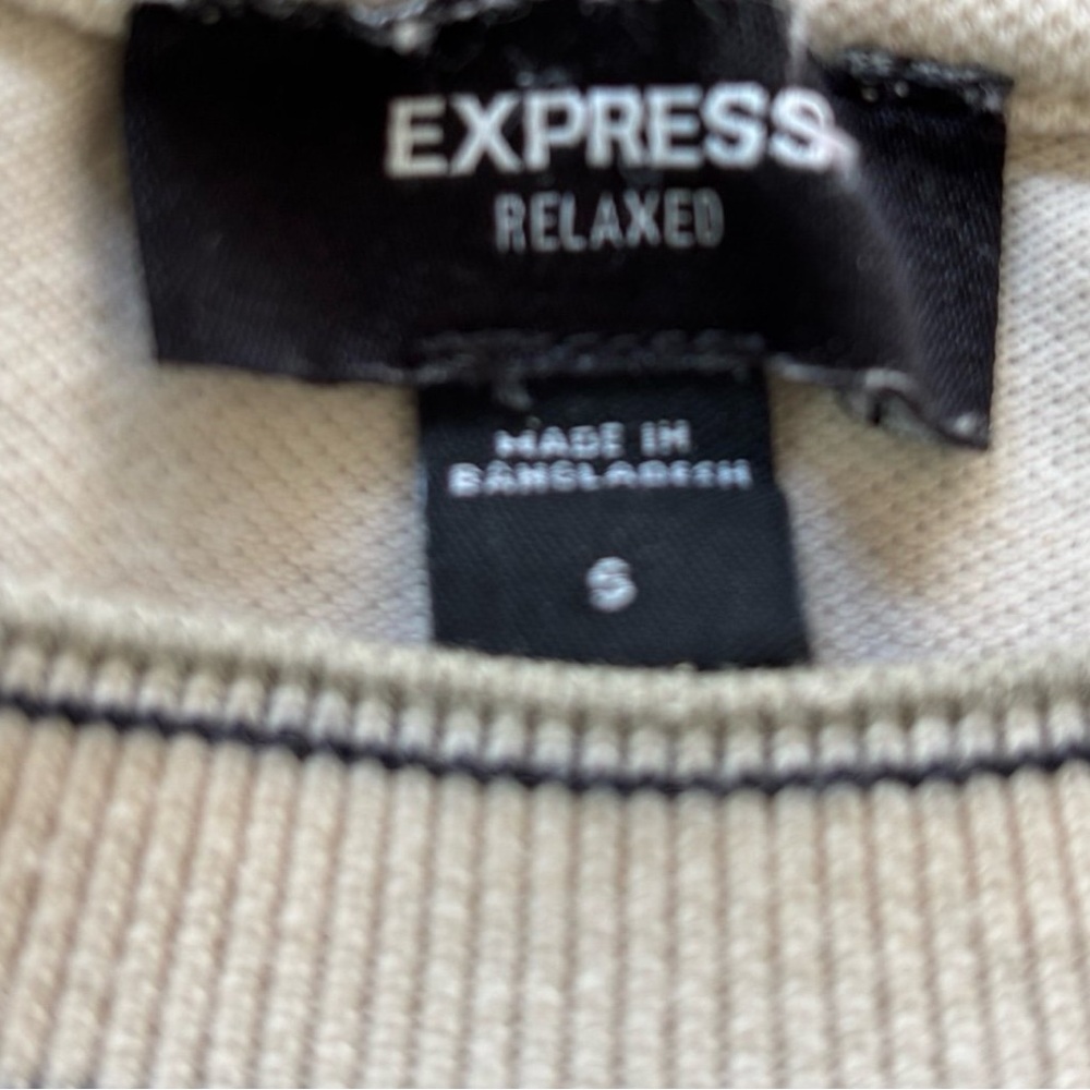 Express Beige Relaxed Fit Top for Men - Picture 9 of 10